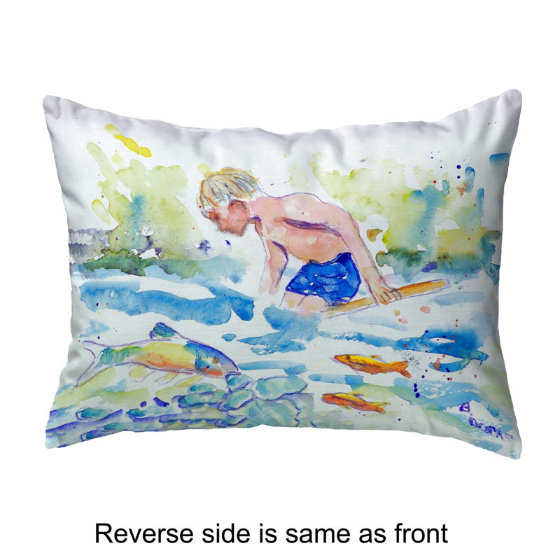  Coussin Boy and Fish