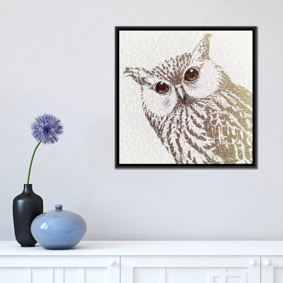 «The Intellectual Owl I», impression sur toile