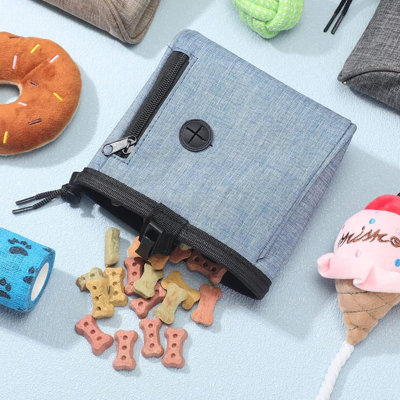 Dog Treat Pouch Carries Pet Toy Kibble