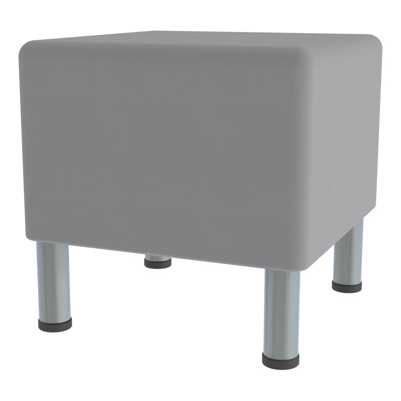 Tabouret à cubes structurés de Learniture, H 18 po x l 18 po x P 18 po, Rouge