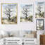 Arbre de contraste monochrome I - décoration murale florale et botanique-91362501-91362513