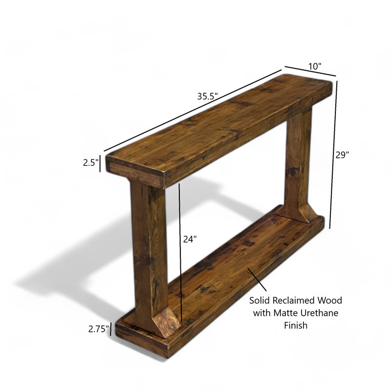 Table d'entrée Southern Charm, H 29 po x l 35,5 po x P 10 po