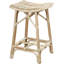 Tabouret d'appoint en bois massif Everton