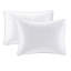 Couvre-lit réversible très grand blanc - Le rembourrage attrayant en coton prélavé matelassé pour un sommeil agréable comprend deux taies décoratives lavables à la machine pour révéler un confort époustouflant