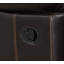 Causeuse inclinable en cuir Global United