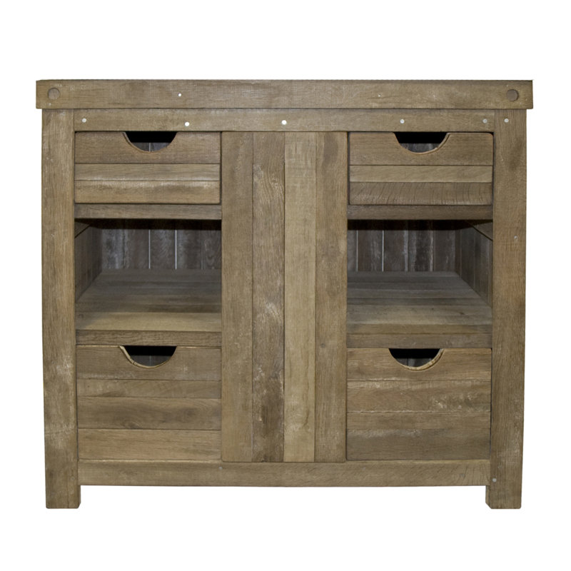 Vintner 36" Single Bathroom Vanity Base Only, Chardonnay
