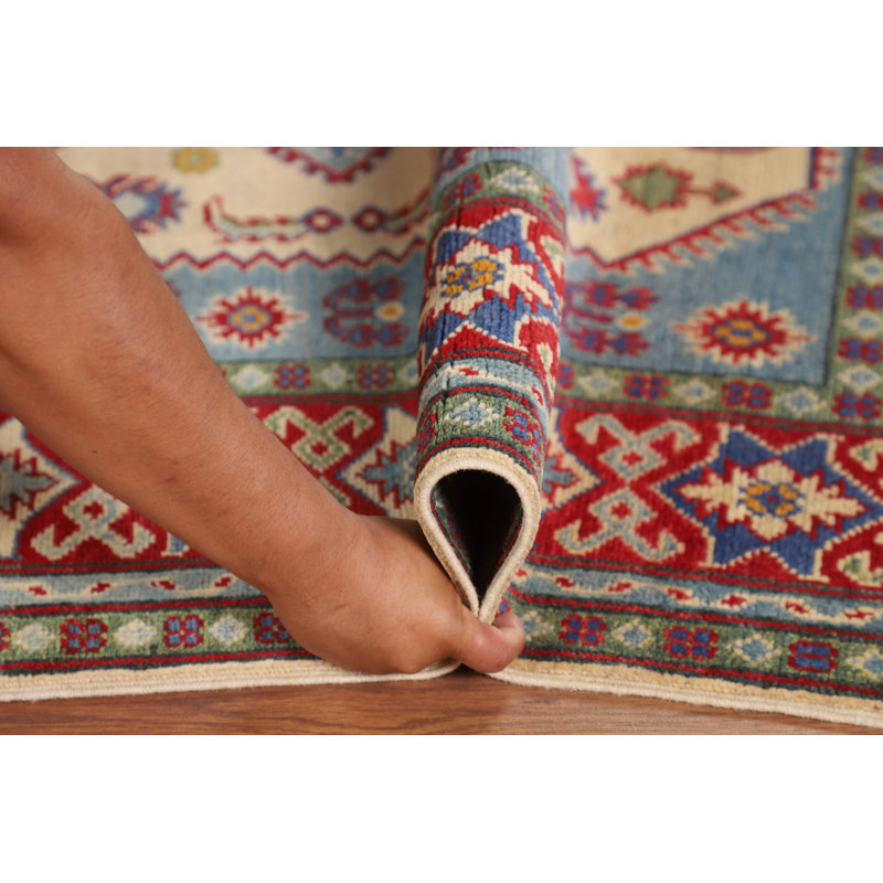 Tapis oriental géométrique Kazak 5