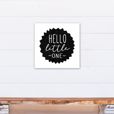 Art sur toile hello little one Macomber
