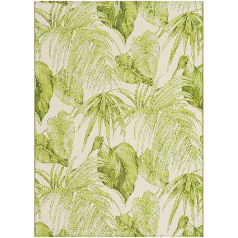 Tapis intérieur / extérieur tissé à la machine Conswala, Rectangle 7 pi 10 po x 10 pi