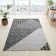 Larsson Geo Machine Woven Grey/White Rug