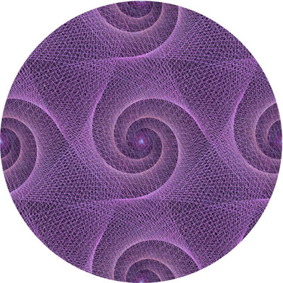 Tapis mauve tissé à la machine