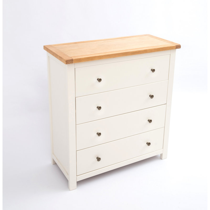 Nathaly 90cm W 4 - Drawer Chest of Drawers