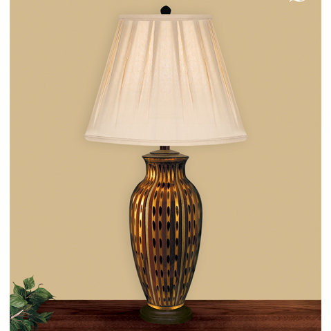 Lampe de table en porcelaine 29 po palamino vase