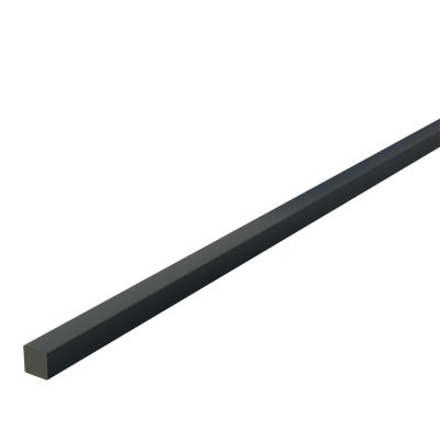 .25" Decorative Aluminum Bar, 72" L