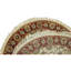High-Quality Hand-Knotted Ivory And Red Area Rug