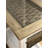Ewart Beachside Chairside with Wicker Rattan Basket End Table with Glass Inlay-379781181