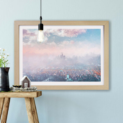 The London Skyline In The Summer - Single Picture Frame Painting