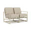 Outdoor Summit Rocker Bench with Cushions-2075200802-2075200805-2075200985