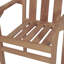 Chaise de patio en teck avec coussins-378355488