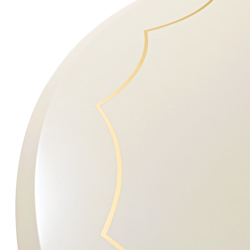 Fantosini Round Dining Table - Creamy Pearl