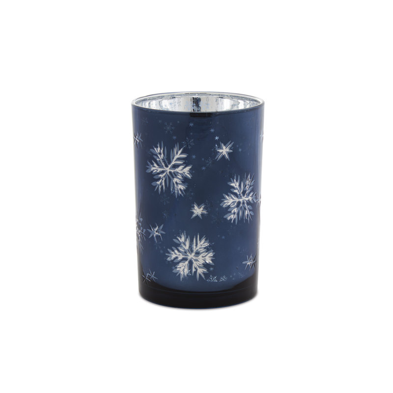 Candle Holder (Set Of 2) 5"H,7"H Glass