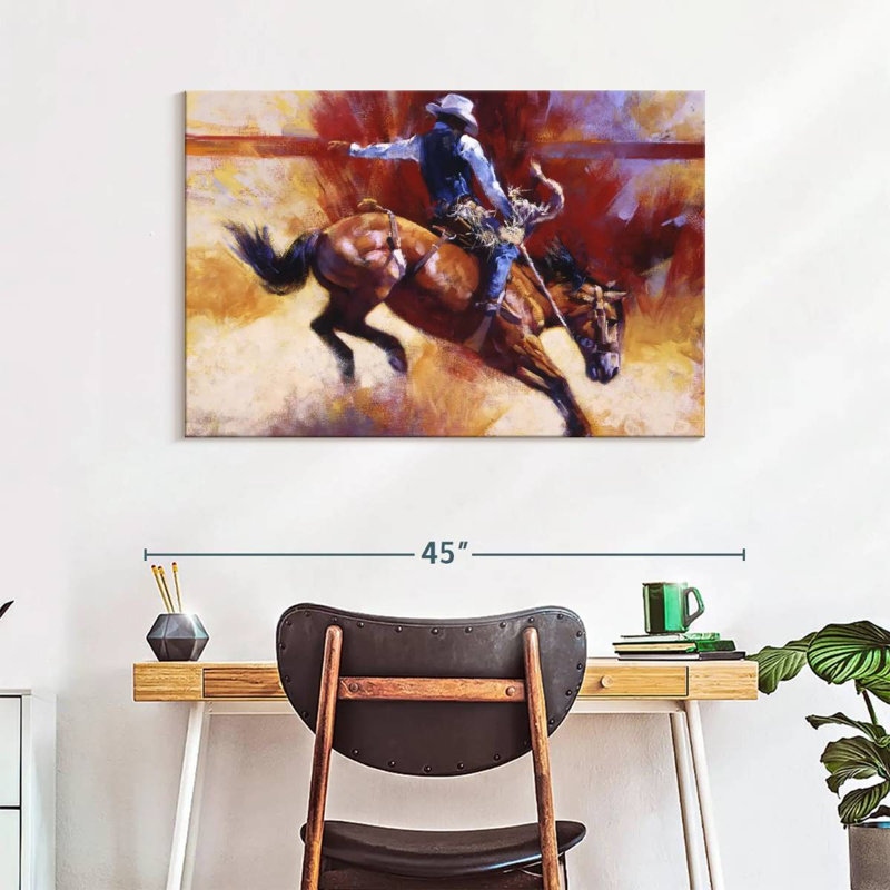 Sireci Yeehaw, 26" H x 39" W