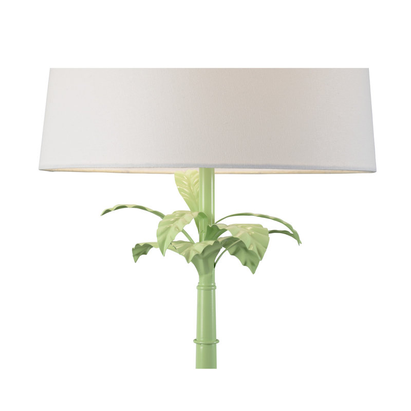 Lampe de table en métal Coastal, Vert printemps