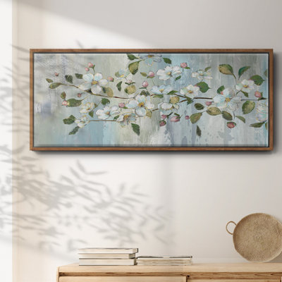 Painterly Blossoms - toile encadrée