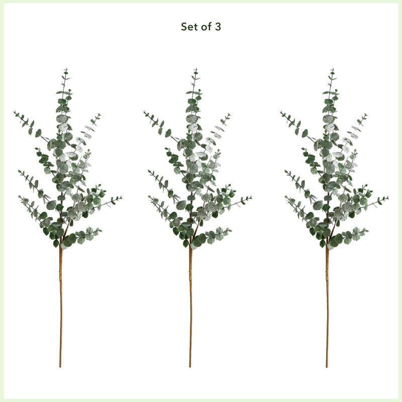 40in. Artificial Eucalyptus Stems, Set of 3