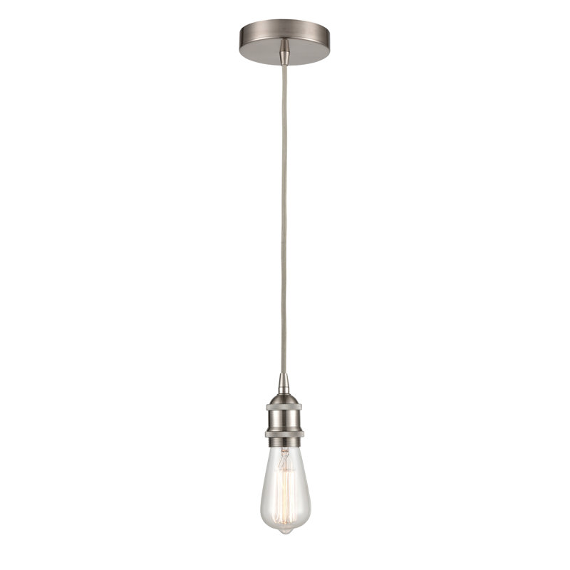 Aniaha 1 - Light Single Pendant, Satin Nickel