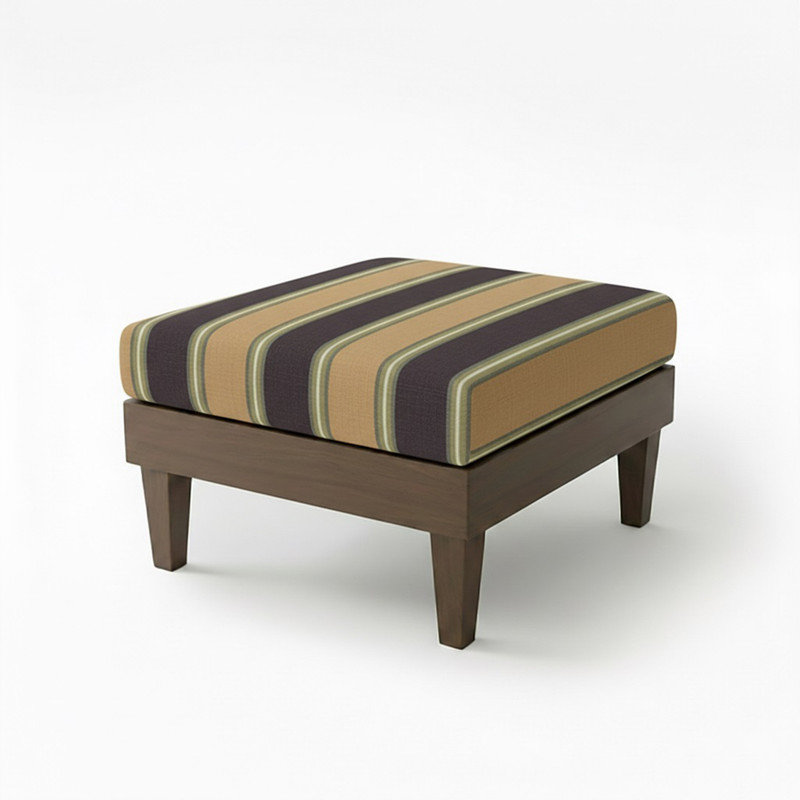 Coussin de remplacement pour repose-pieds d'extérieur Sunbrella, Southridge Stripe