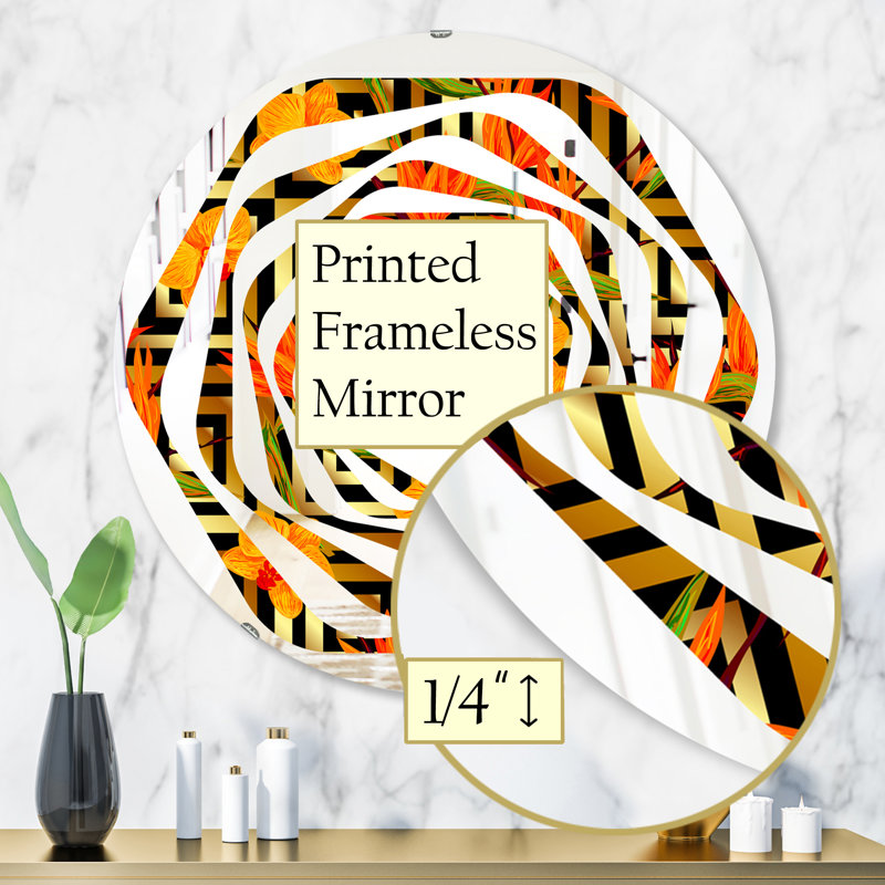 Miroir mural Luxury, H 31,5 po x l po