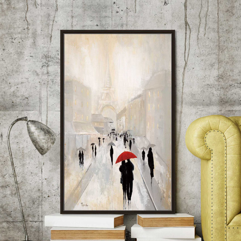 " Misty " by Tava Studios, 33.5" H x 21.5" W x 2" D, Espresso Floater Frame