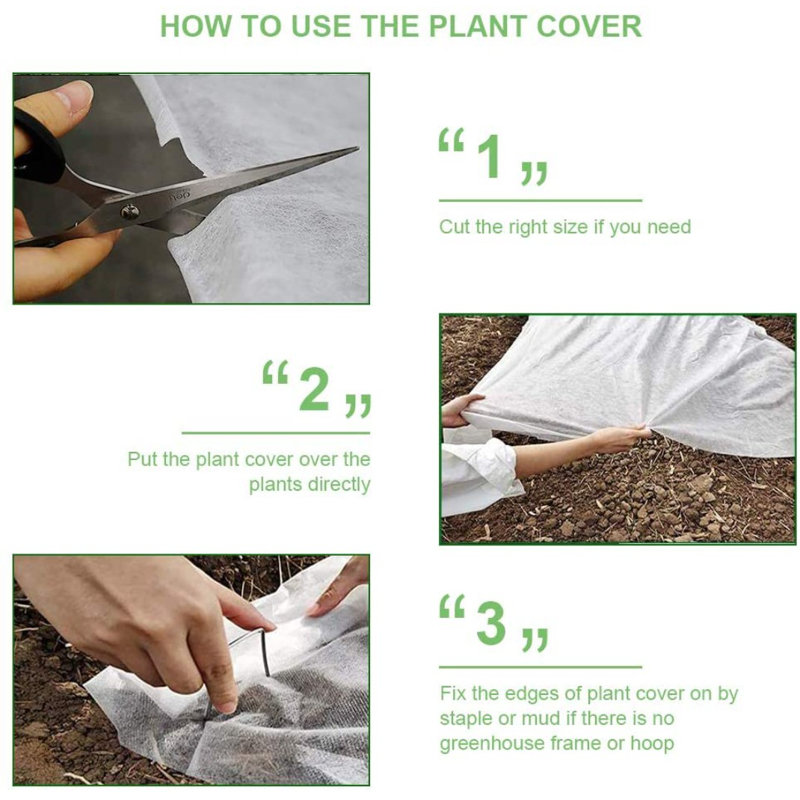 Floating Row Plant Shade Cloth and Cover, 120" H x 180" W x 0.25" D