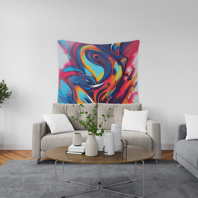 Tapisserie murale, H 80 po x l 68 po