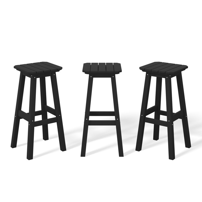 Tabouret de bar 29 po Laguna, Noir