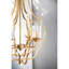 Lustre à 4 lumières en métal, luminaire suspendu avec chaîne réglable pour le vestibule de la salle à manger de la cuisine, ampoule non incluse
