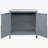 Outdoor Kitchen Island with Side Shelf,Stainless Steel Top,Adjustable Shelf,and 4 Locking Wheels-679012352