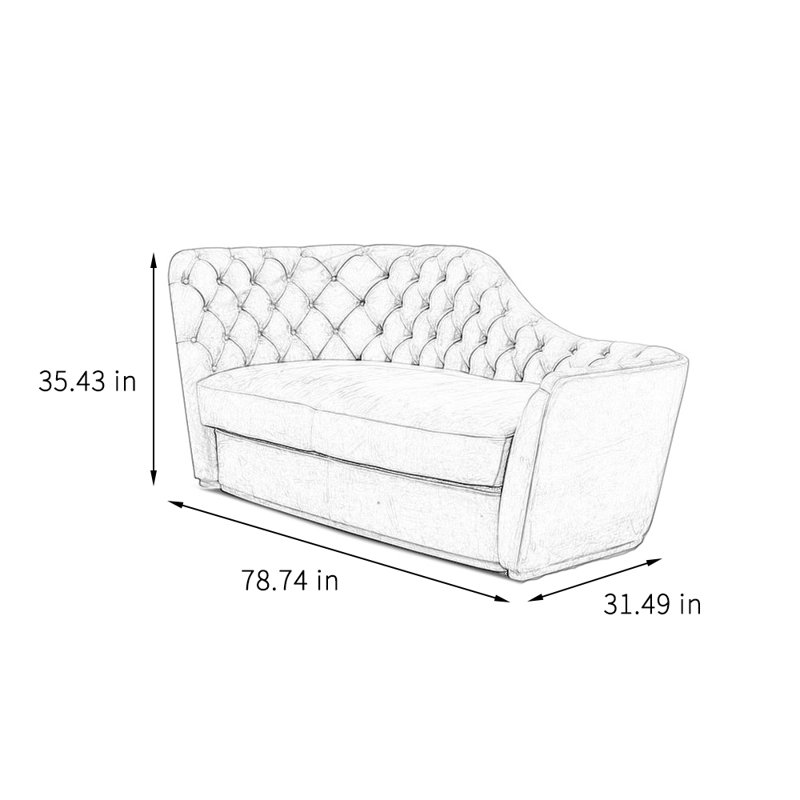 Chaise longue de loisirs créative haut de gamme, Orienté à gauche (vu de face)