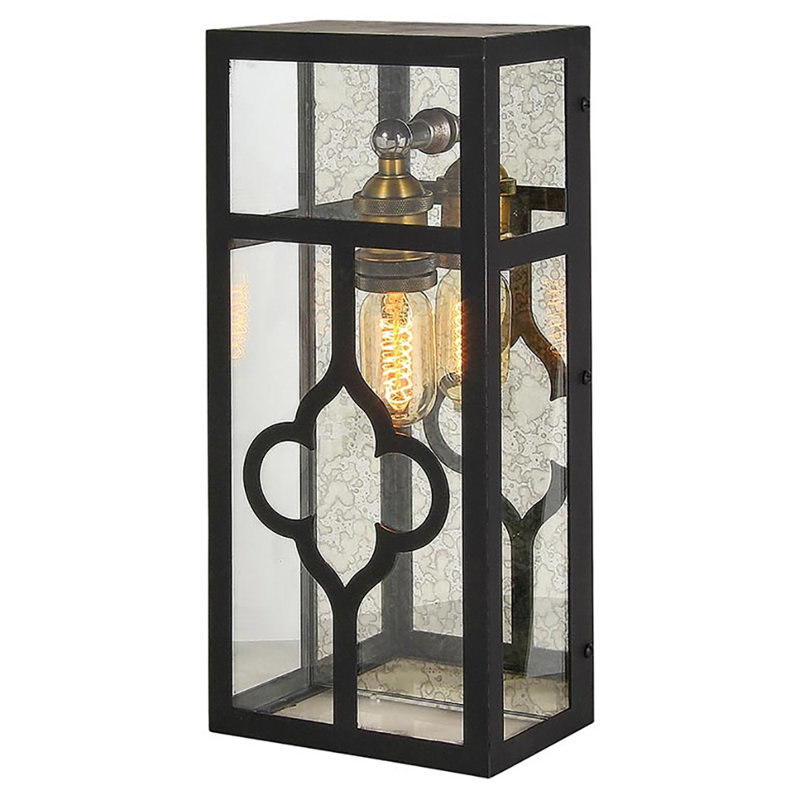 J.P. 1 - Light Dimmable Flush Mounted Sconce, Flat Black