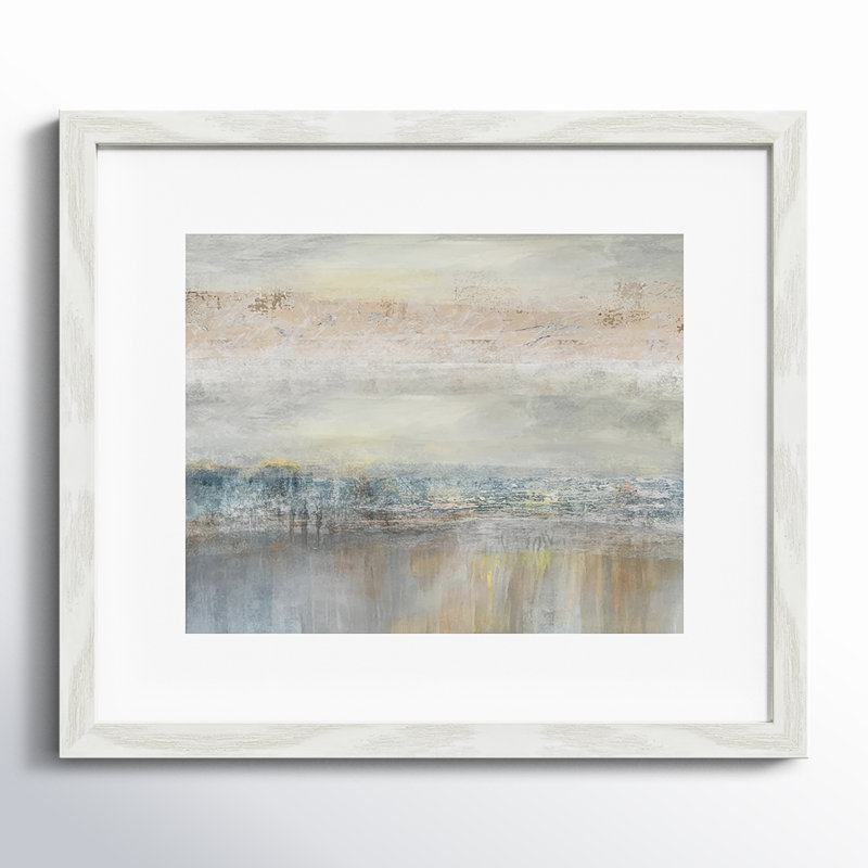 «Electra From A Distance» par Nan - reproduction d'art, H 13 po x l 15 po, Papier dans un cadre photo, Bois de noyer