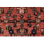 Tapis unique rouge de 3 pi 6 po x 9 pi 7 po