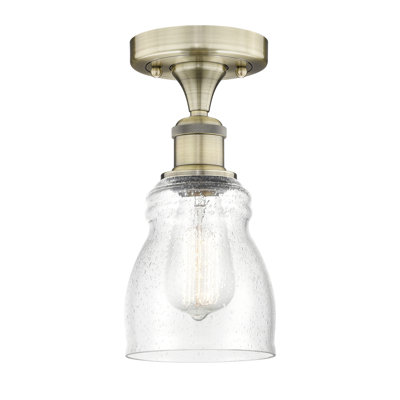 Plafonnier semi-encastré en verre Makemson