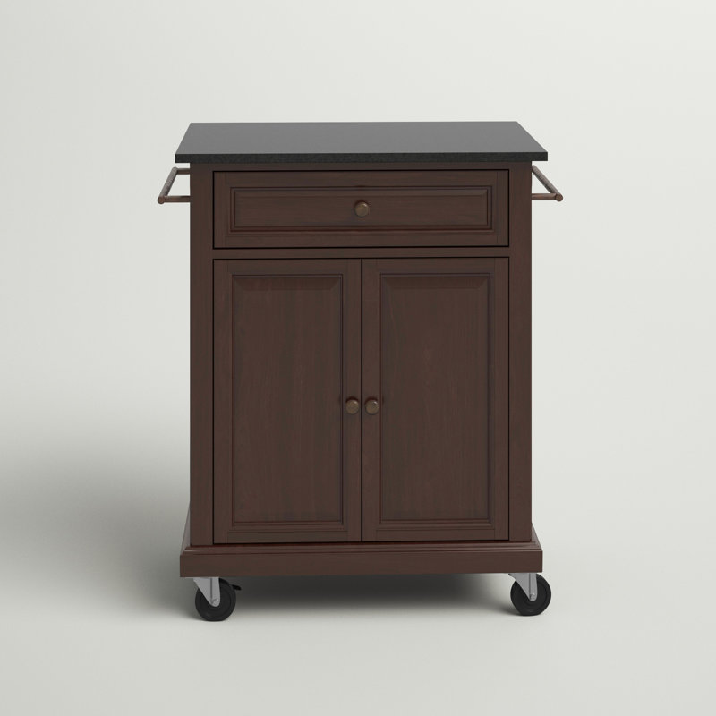 Hedon Kitchen Cart, Vintage Mahogany