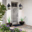 Applique murale en aluminium Dannemora