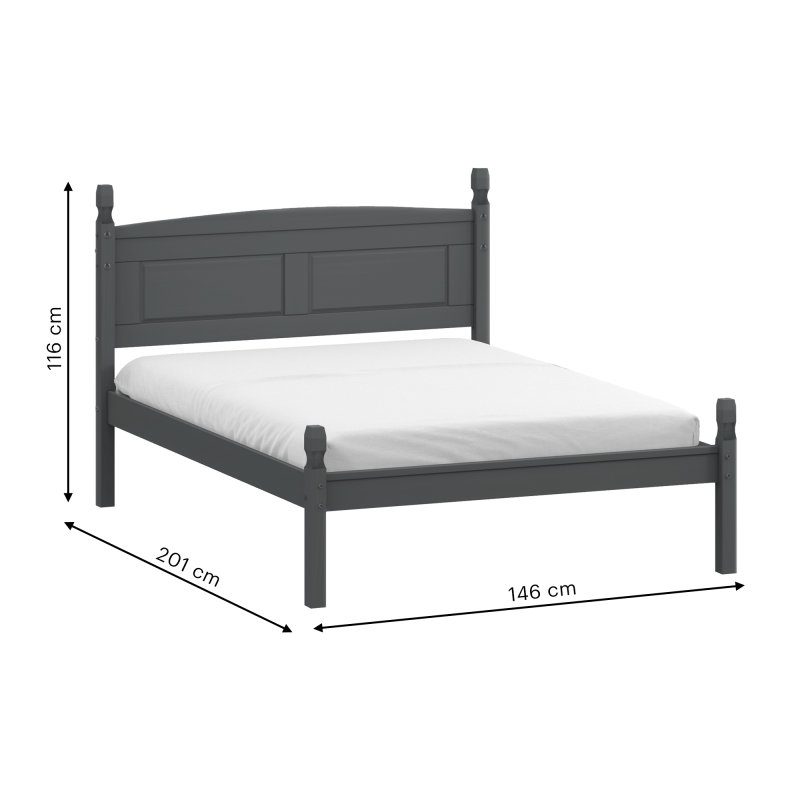 Solid Wood Bed