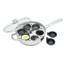 KitchenCraft Stainless Steel Four Hole Egg Poacher