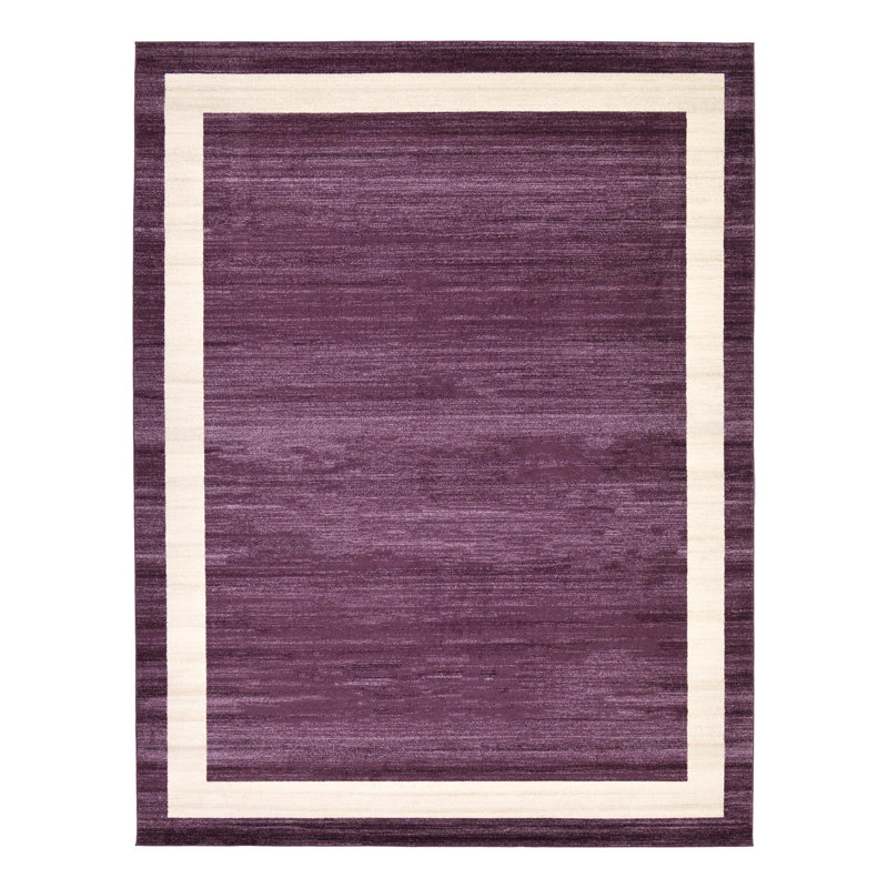Tapis violet Songul, Rectangle 10 pi x 13 pi 1 po
