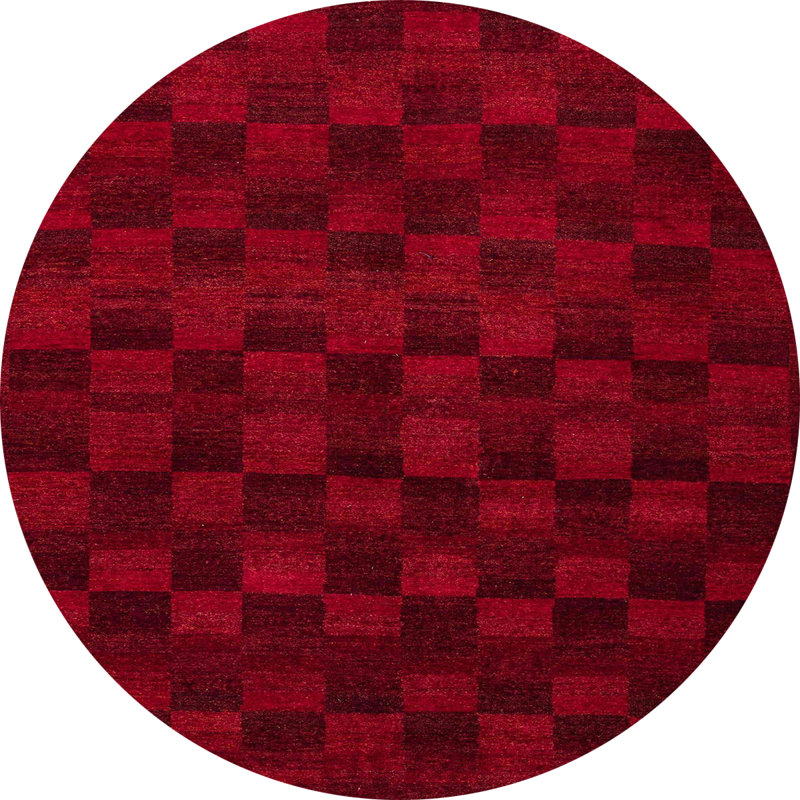 Abstract Indoor Rug, Round 4'
