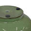 Pot de fleurs extérieur rond en métal Keirstyn - 11 po x 11 po x 12 po - vert - ensemble de 2-1224510320-1224510327